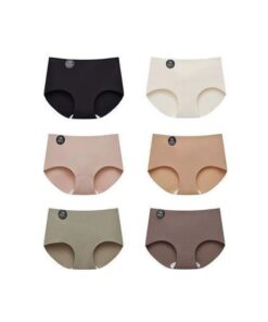 6Pcs/Set 7A Women Panties Underwear Waist Seamless Breathable