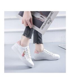 Ladies' Sneaker Shoes Causal Shoes Buy A Size Larger Than Usual - White