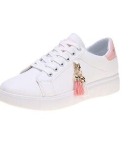 Ladies' Sneaker Shoes Causal Shoes Buy A Size Larger Than Usual - White