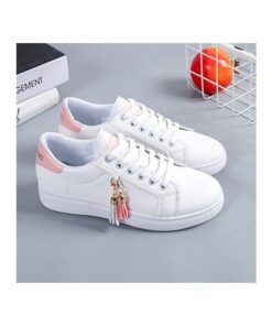 Ladies' Sneaker Shoes Causal Shoes Buy A Size Larger Than Usual - White