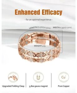 Pure Copper Magnetic Bracelet for Women – Stylish and Comfortable, Cash on Delivery